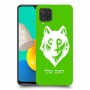 זאב כיסוי מגן קשיח בעיצוב אישי עם השם שלך ל Samsung Galaxy M32 יחידה אחת סקרין מובייל