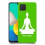 יוגה כיסוי מגן קשיח בעיצוב אישי עם השם שלך ל Samsung Galaxy M32 יחידה אחת סקרין מובייל