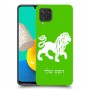 אריה כיסוי מגן קשיח בעיצוב אישי עם השם שלך ל Samsung Galaxy M32 יחידה אחת סקרין מובייל