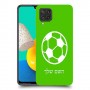 כדורגל - כדור כיסוי מגן קשיח בעיצוב אישי עם השם שלך ל Samsung Galaxy M32 יחידה אחת סקרין מובייל