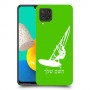 גלישת מפרש כיסוי מגן קשיח בעיצוב אישי עם השם שלך ל Samsung Galaxy M32 יחידה אחת סקרין מובייל
