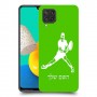 שחקן טניס כיסוי מגן קשיח בעיצוב אישי עם השם שלך ל Samsung Galaxy M32 יחידה אחת סקרין מובייל