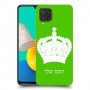 כתר מלכותי כיסוי מגן קשיח בעיצוב אישי עם השם שלך ל Samsung Galaxy M32 יחידה אחת סקרין מובייל