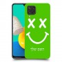 סמיילי כיסוי מגן קשיח בעיצוב אישי עם השם שלך ל Samsung Galaxy M32 יחידה אחת סקרין מובייל
