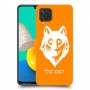 זאב כיסוי מגן קשיח בעיצוב אישי עם השם שלך ל Samsung Galaxy M32 יחידה אחת סקרין מובייל