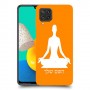 יוגה כיסוי מגן קשיח בעיצוב אישי עם השם שלך ל Samsung Galaxy M32 יחידה אחת סקרין מובייל