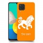 אריה כיסוי מגן קשיח בעיצוב אישי עם השם שלך ל Samsung Galaxy M32 יחידה אחת סקרין מובייל