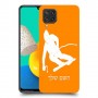 סקִי כיסוי מגן קשיח בעיצוב אישי עם השם שלך ל Samsung Galaxy M32 יחידה אחת סקרין מובייל