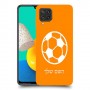 כדורגל - כדור כיסוי מגן קשיח בעיצוב אישי עם השם שלך ל Samsung Galaxy M32 יחידה אחת סקרין מובייל