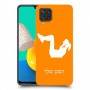 אימון ספורט - אישה כיסוי מגן קשיח בעיצוב אישי עם השם שלך ל Samsung Galaxy M32 יחידה אחת סקרין מובייל