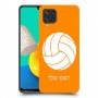 כדורעף - כדור כיסוי מגן קשיח בעיצוב אישי עם השם שלך ל Samsung Galaxy M32 יחידה אחת סקרין מובייל