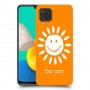 שמש כיסוי מגן קשיח בעיצוב אישי עם השם שלך ל Samsung Galaxy M32 יחידה אחת סקרין מובייל