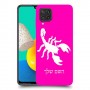 עקרב כיסוי מגן קשיח בעיצוב אישי עם השם שלך ל Samsung Galaxy M32 יחידה אחת סקרין מובייל