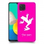 צפרדע טרופית כיסוי מגן קשיח בעיצוב אישי עם השם שלך ל Samsung Galaxy M32 יחידה אחת סקרין מובייל
