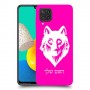 זאב כיסוי מגן קשיח בעיצוב אישי עם השם שלך ל Samsung Galaxy M32 יחידה אחת סקרין מובייל