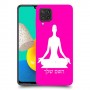 יוגה כיסוי מגן קשיח בעיצוב אישי עם השם שלך ל Samsung Galaxy M32 יחידה אחת סקרין מובייל