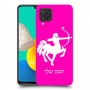 קשת כיסוי מגן קשיח בעיצוב אישי עם השם שלך ל Samsung Galaxy M32 יחידה אחת סקרין מובייל