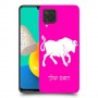 שור כיסוי מגן קשיח בעיצוב אישי עם השם שלך ל Samsung Galaxy M32 יחידה אחת סקרין מובייל