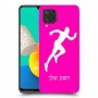 רץ כיסוי מגן קשיח בעיצוב אישי עם השם שלך ל Samsung Galaxy M32 יחידה אחת סקרין מובייל