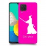 סמוראי כיסוי מגן קשיח בעיצוב אישי עם השם שלך ל Samsung Galaxy M32 יחידה אחת סקרין מובייל