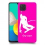 סקִי כיסוי מגן קשיח בעיצוב אישי עם השם שלך ל Samsung Galaxy M32 יחידה אחת סקרין מובייל