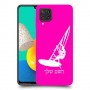 גלישת מפרש כיסוי מגן קשיח בעיצוב אישי עם השם שלך ל Samsung Galaxy M32 יחידה אחת סקרין מובייל