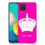 כתר מלכותי כיסוי מגן קשיח בעיצוב אישי עם השם שלך ל Samsung Galaxy M32 יחידה אחת סקרין מובייל