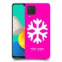 שלג כיסוי מגן קשיח בעיצוב אישי עם השם שלך ל Samsung Galaxy M32 יחידה אחת סקרין מובייל