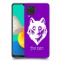 זאב כיסוי מגן קשיח בעיצוב אישי עם השם שלך ל Samsung Galaxy M32 יחידה אחת סקרין מובייל