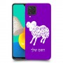 טלה כיסוי מגן קשיח בעיצוב אישי עם השם שלך ל Samsung Galaxy M32 יחידה אחת סקרין מובייל