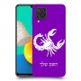 עקרב כיסוי מגן קשיח בעיצוב אישי עם השם שלך ל Samsung Galaxy M32 יחידה אחת סקרין מובייל