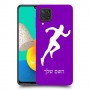 רץ כיסוי מגן קשיח בעיצוב אישי עם השם שלך ל Samsung Galaxy M32 יחידה אחת סקרין מובייל