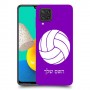 כדורעף - כדור כיסוי מגן קשיח בעיצוב אישי עם השם שלך ל Samsung Galaxy M32 יחידה אחת סקרין מובייל