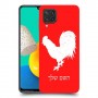 תרנגול כיסוי מגן קשיח בעיצוב אישי עם השם שלך ל Samsung Galaxy M32 יחידה אחת סקרין מובייל