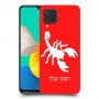 עקרב כיסוי מגן קשיח בעיצוב אישי עם השם שלך ל Samsung Galaxy M32 יחידה אחת סקרין מובייל