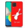 כינור כיסוי מגן קשיח בעיצוב אישי עם השם שלך ל Samsung Galaxy M32 יחידה אחת סקרין מובייל