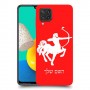 קשת כיסוי מגן קשיח בעיצוב אישי עם השם שלך ל Samsung Galaxy M32 יחידה אחת סקרין מובייל