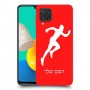 רץ כיסוי מגן קשיח בעיצוב אישי עם השם שלך ל Samsung Galaxy M32 יחידה אחת סקרין מובייל