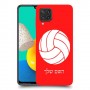 כדורעף - כדור כיסוי מגן קשיח בעיצוב אישי עם השם שלך ל Samsung Galaxy M32 יחידה אחת סקרין מובייל