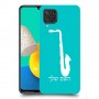 סקספון כיסוי מגן קשיח בעיצוב אישי עם השם שלך ל Samsung Galaxy M32 יחידה אחת סקרין מובייל