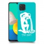 דלי כיסוי מגן קשיח בעיצוב אישי עם השם שלך ל Samsung Galaxy M32 יחידה אחת סקרין מובייל