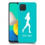 ג'וגלין - אישה כיסוי מגן קשיח בעיצוב אישי עם השם שלך ל Samsung Galaxy M32 יחידה אחת סקרין מובייל