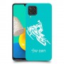 אופנוע שלג כיסוי מגן קשיח בעיצוב אישי עם השם שלך ל Samsung Galaxy M32 יחידה אחת סקרין מובייל