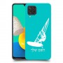 גלישת מפרש כיסוי מגן קשיח בעיצוב אישי עם השם שלך ל Samsung Galaxy M32 יחידה אחת סקרין מובייל