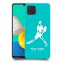 שחקן טניס כיסוי מגן קשיח בעיצוב אישי עם השם שלך ל Samsung Galaxy M32 יחידה אחת סקרין מובייל