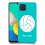 כדורעף - כדור כיסוי מגן קשיח בעיצוב אישי עם השם שלך ל Samsung Galaxy M32 יחידה אחת סקרין מובייל