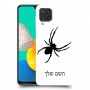 עכביש כיסוי מגן קשיח בעיצוב אישי עם השם שלך ל Samsung Galaxy M32 יחידה אחת סקרין מובייל