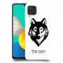 זאב כיסוי מגן קשיח בעיצוב אישי עם השם שלך ל Samsung Galaxy M32 יחידה אחת סקרין מובייל