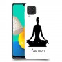 יוגה כיסוי מגן קשיח בעיצוב אישי עם השם שלך ל Samsung Galaxy M32 יחידה אחת סקרין מובייל