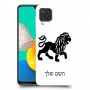 אריה כיסוי מגן קשיח בעיצוב אישי עם השם שלך ל Samsung Galaxy M32 יחידה אחת סקרין מובייל